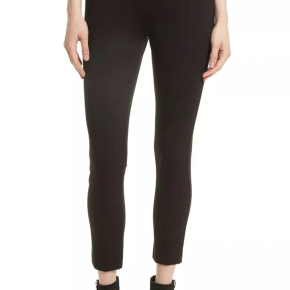 Rag & Bone Annie Silver Zip Ankle Pants Black size:10 - Picture 1 of 9